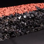 Rubbervloer, EPDM rubber, naadloos, waterdoorlatend, valdempend, HIC waarde, speelwaarde, circulair, eigen kleurmix, onderhoudsvriendelijk