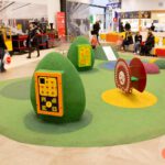 Speelplek winkelcentrum, popupplay, rubber speeltuin, mini speelplek, indoor speelplaats voor winkelcentra, vliegveld, station, museum, horeca