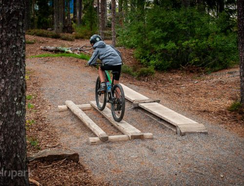 Velopark Bike Playground, pumptrack, fietsparcours elementen, beweegroute door park of stad, sporten en bewegen, bmx en mountainbike parcours