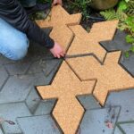 Cityscapes vogelsteen kurk, natuurlijke materialen, biobased, recycling wijnkurk, waterdoorlatend, daktuin, buitenwerkplek, binnentuin, koel in de zomer