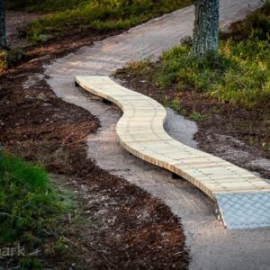 Velopark Bike Playground, pumptrack, fietsparcours elementen, beweegroute door park of stad, sporten en bewegen, bmx en mountainbike parcours