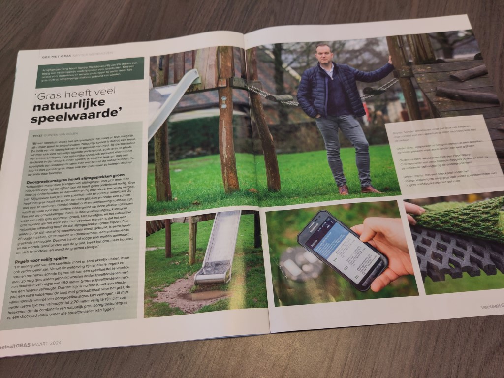 Vakblad Veeteelt special GRAS, interview Sander Werkhoven SW Advies natuurlijke ondergronden