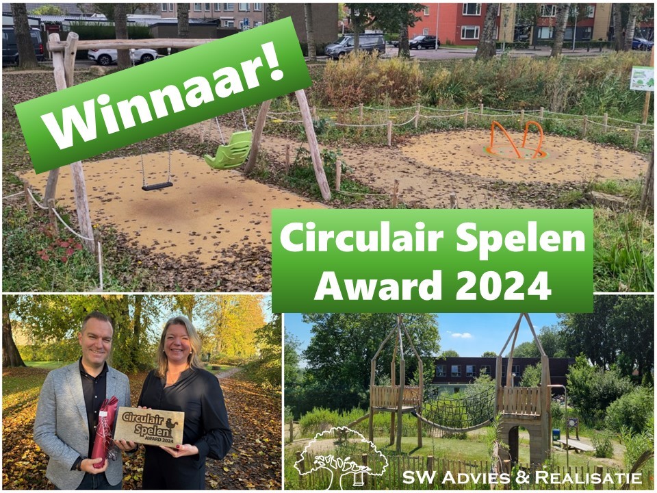 Winnaar Circulair Spelen Award 2024 SW Advies speelstrook Culemborg