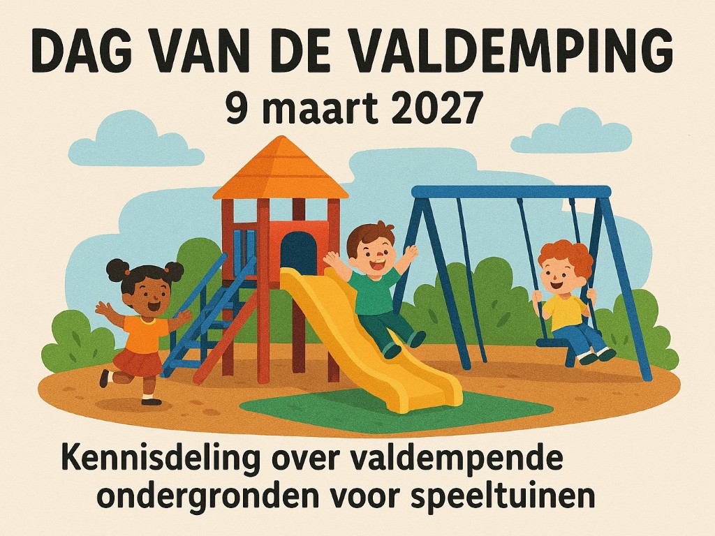 kennisdeling Dag van de Valdemping, alles over valdempende ondergronden op speelplaatsen